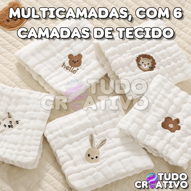 Toalha Bordada Multicamadas