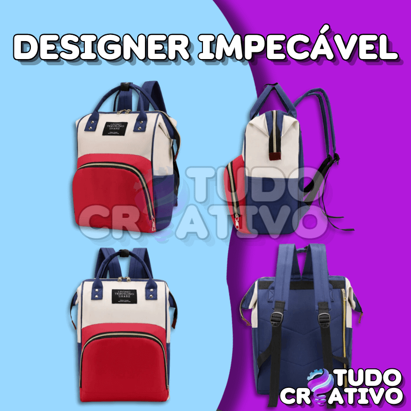 Mochila Mamãe Tudo Em Um