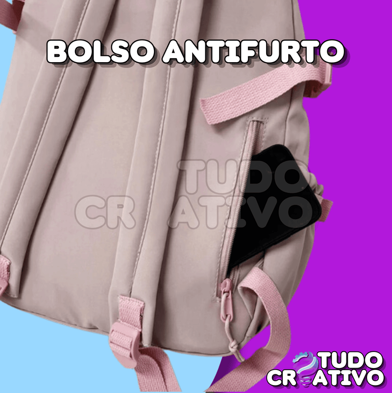 Mochila Escolar - Com Chaveiro