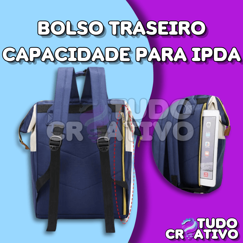 Mochila Mamãe Tudo Em Um