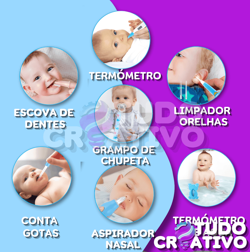 Kit Completo de Higiene para Bebê