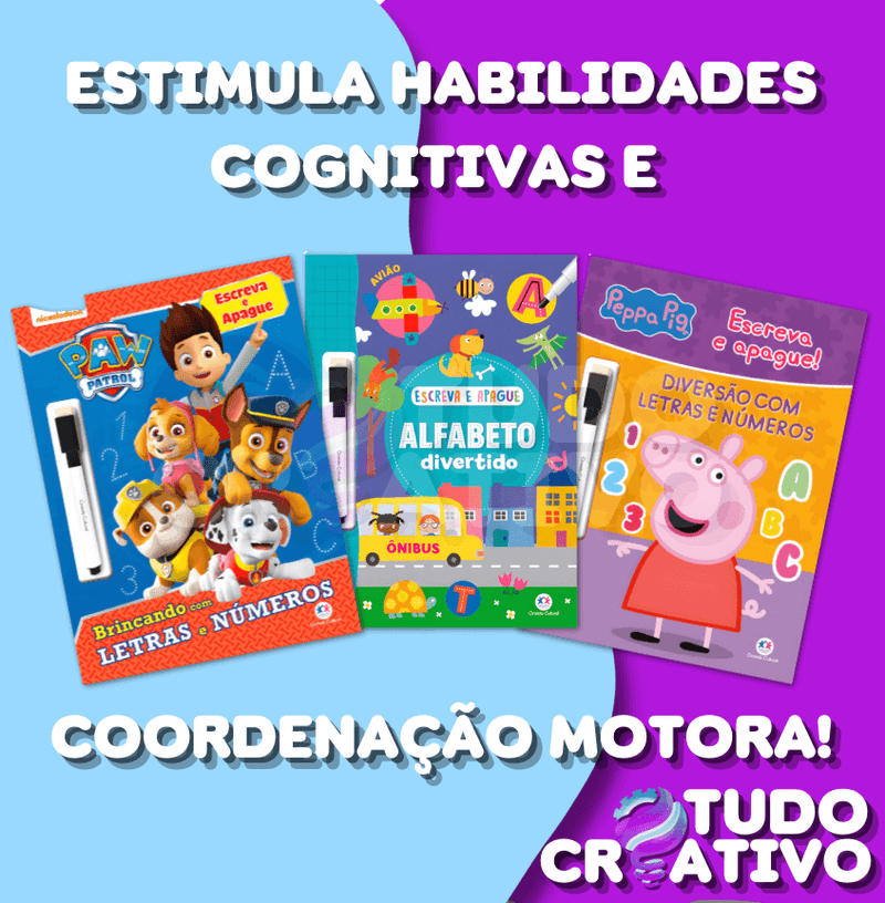 Livros Didáticos - Escreva e Apague