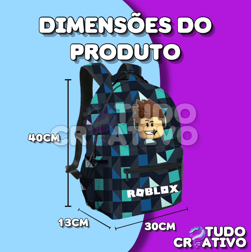 Kit Mochilas Roblox