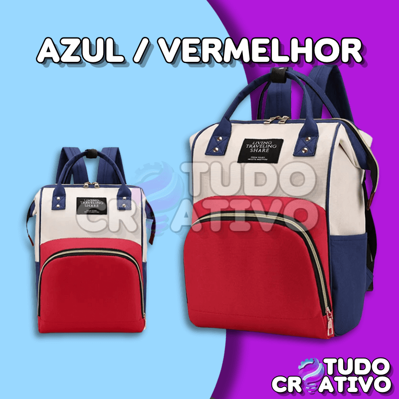 Mochila Mamãe Tudo Em Um