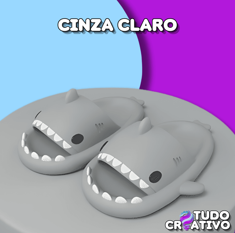 Chinelos Shark Slides