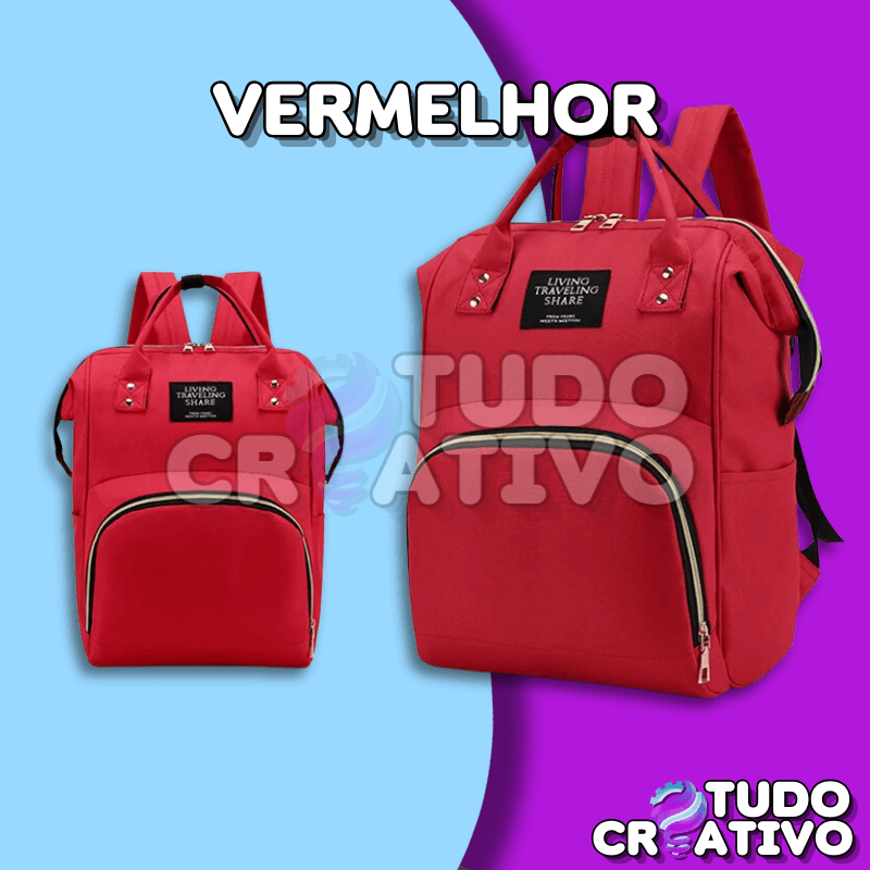 Mochila Mamãe Tudo Em Um