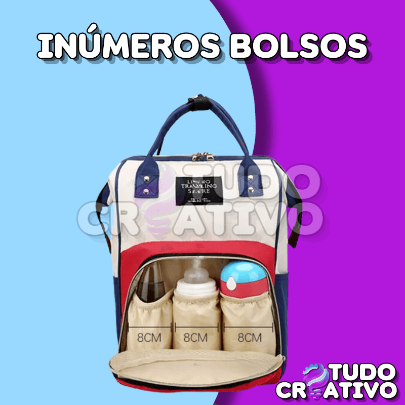 Mochila Mamãe Tudo Em Um